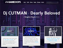 Tablet Screenshot of gamechops.com